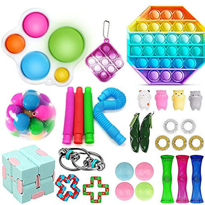 GetUSCart- Little Martin's Sensory Fidget Toy Set, Pop It Fidgets Pack  Relieves Stress Anxiety for Kids Adults, Special Toys Assortment for  Birthday Party Favors, Classroom Rewards Prizes