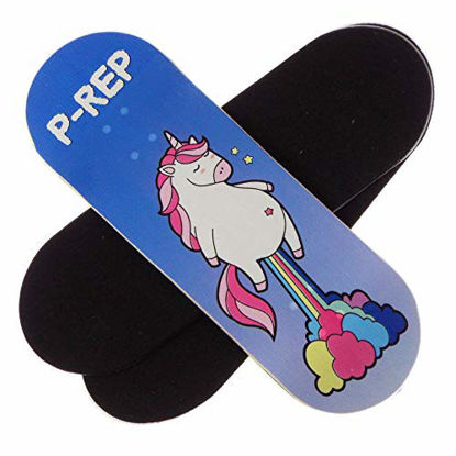 Picture of P-REP Smell The Rainbow - Solid Performance Complete Wooden Fingerboard (Chromite, 32mm x 97mm)