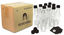 Picture of nicebottles Hot Sauce Bottles with Black Caps & Shrink Bands, 5 Oz - Case of 24