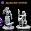 Picture of 15 Character & NPC Miniatures for DND 28mm I for D&D Miniatures & Dungeon and Dragons Minis for D and D Tabletop RPG | Campaign Setting