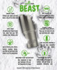 Picture of Beast 20oz Tumbler Stainless Steel Vacuum Insulated Coffee Ice Cup Double Wall Travel Flask by Greens Steel (Royal Blue)