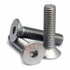 Picture of (50) M6-1.00 x 60mm (FT) - Stainless Steel Flat Head Socket Caps Screws Countersunk DIN 7991 - A2-70/18-8 - MonsterBolts (50, M6 x 60mm)
