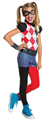 Picture of Rubie's Costume Kids DC Superhero Girls Harley Quinn Costume, Large
