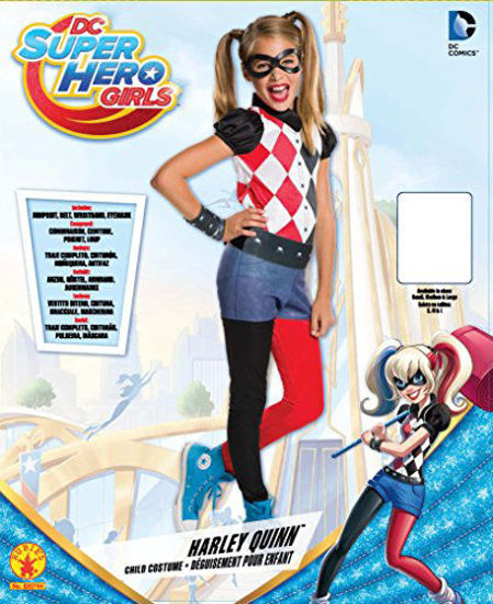 GetUSCart- Rubie's Costume Kids DC Superhero Girls Harley Quinn Costume ...