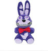 Picture of 2 Pieces of F.N.A.F Plushies, 5 Nights at Freddy's Plush, Freddy Plush, F.N.A.F Plush, Simulator Dolls, Childrens Gifts, Stuffed Toys, Birthday Plush Gifts (Purple Bonnie Rabbit & Red Foxy)