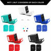 Picture of Quiver Time 100+ Deck Blocks with 2 Dividers / Box - Set of 5 Boxes - White, Black, Blue, Red & Green