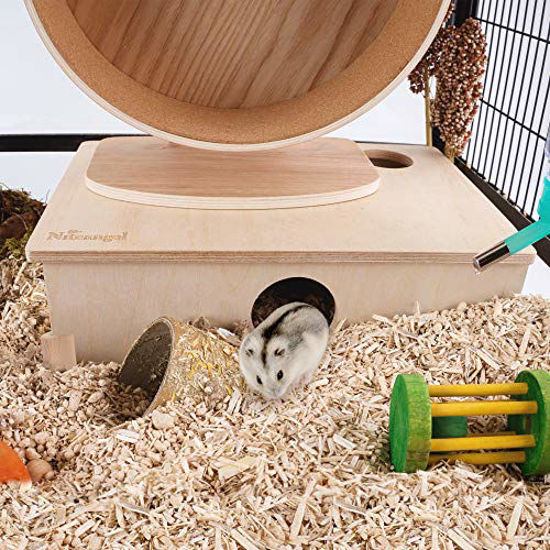 Image showcasing GetUSCart- Niteangel Multi-Chamber Hamster House Maze: - Multi-Room ...