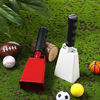 Picture of 2 Pieces Steel Cowbell with Handle Cow Bell Cheering Bell Metal Noise Maker School Bells Loud Call Bells for Ball Games Football Hockey Sports Event Classroom Wedding Farm, Copper