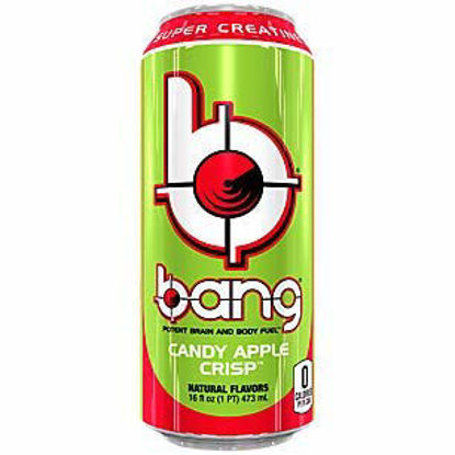 Picture of Bang Energy Drink with CoQ10 Creatine Candy Apple Crisp (12 Drinks)