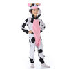 Picture of Animal Cow Onesie Costume for Kids Boys Girls Cosplay Pajamas Outfit