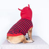 Picture of iChoue Little Devil Dog Halloween Costumes Hoodies Clothes for Medium Dogs Boy Girl for French Bulldog Cold Weather Winter Coats Hoodies Frenchie English Pug Pitbull Corgi Puppy - L