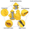 Picture of Morezi Dog Zip Up Dog Raincoat with Hood, Rain/Water Resistant, Adjustable Drawstring, Pocket Design, Stylish Premium Dog Raincoats - Size XS to XXL Available - Yellow - S