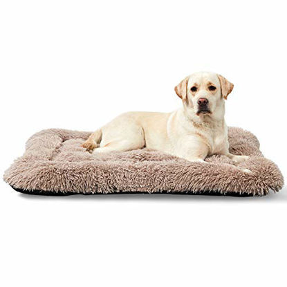 Picture of ANWA Dog Bed Large Size Dogs, Washable Dog Crate Bed Cushion, Dog Crate Pad Large Dogs 36 INCH