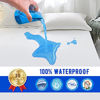 Picture of King Mattress Protector Waterproof Mattress Protector King Mattress Pad Cover Noiseless, Soft Breathable Cotton Terry for Pets Kids Adults 76" x 80"