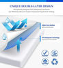 Picture of King Mattress Protector Waterproof Mattress Protector King Mattress Pad Cover Noiseless, Soft Breathable Cotton Terry for Pets Kids Adults 76" x 80"
