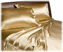 Picture of Divatex Home Fashions Royal Opulence Satin Full Sheet Set, Brass