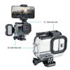 Picture of SOONSUN Waterproof Housing Case for GoPro Hero 10 9 Black with 4-Pack Diving Filter - 60M Underwater Diving Housing Built-in Dual Cold Shoe Slots with Red, Light Red, Magenta and 5X Macro Filters