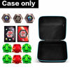 Picture of Toy Organizer Storage Case Compatible with Bakugan Figures, BakuCores and Small Dolls, Mini Toys Container Carrying Box with Mesh Pocket (Bag Only)
