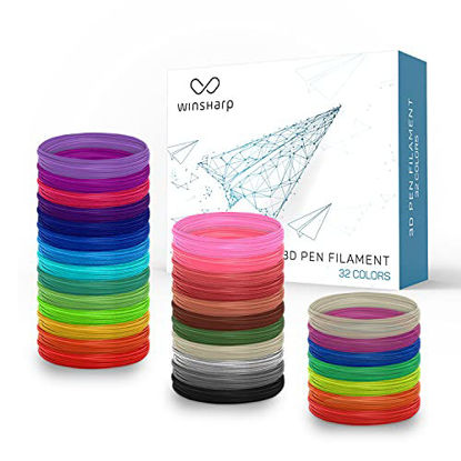 Picture of 3D Pen Filament Kit Refills for 3D Pens - PLA 1.75mm Filament Color Pack | Create Professional Art with 3D Pen Refills for Kids and Adults