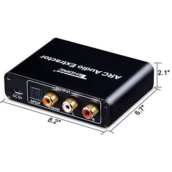 GetUSCart HDMI ARC Adapter, Tendak ARC Audio Extractor with Digital