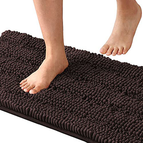 Memory Foam Bath Mat Set Non Slip Water Absorption Soft Rugs Thick Dry Fast