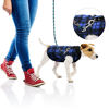 Picture of 6 Pieces Fleece Dog Sweater Soft Dog Winter Clothes with Leash Ring Plaid Warm Fleece Dog Jacket Pullover Clothes for Dogs Fleece Dog Sweater and Jackets Winter Pet Indoor Outdoor Use (Medium)