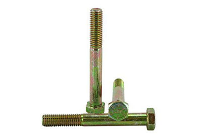 Picture of 1/2-13 x 4" Hex Head Bolts, Grade 8 (1" to 5" Lengths in Listing) Hex Head Cap Screws (25 pcs, 1/2-13 x 4")