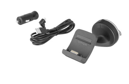 Picture of TomTom Click and Go Mount Car Charger and USB Cable, Black