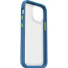 Picture of LifeProof 77-83627 for Apple iPhone 13 Mini/iPhone 12 Mini, Clear and Thin Drop Proof Protective Case, See Series, Clear/Blue