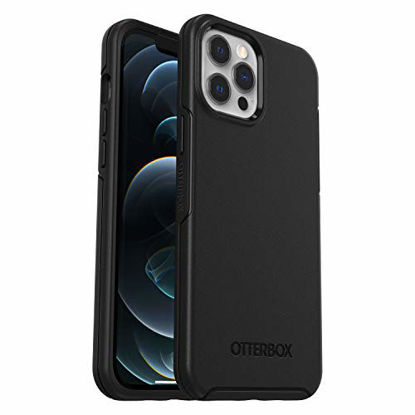 Picture of OtterBox Symmetry Series, Sleek Protection for Apple iPhone 12 Pro Max - Black - Non-Retail Packaging