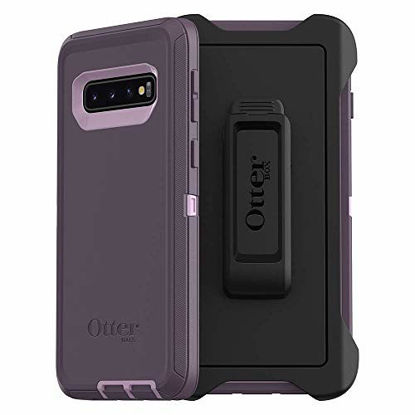 Picture of OtterBox Defender Series Case for Galaxy S10 - Retail Packaging - Purple Nebula (Winsome Orchid/Night Purple) (Renewed)
