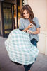 Picture of Baby Car Seat Cover Canopy and Nursing Cover Multi-Use Stretchy 5 in 1 Gift"Lincoln" by Copper Pearl