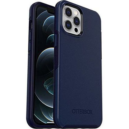 Picture of OtterBox Symmetry Series+ Case with MagSafe for iPhone 12 PRO MAX (ONLY) Retail Packaging - Navy Captain Blue