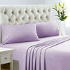 Picture of HOMEIDEAS Bed Sheets Set Extra Soft Brushed Microfiber 1800 Bedding Sheets - Deep Pocket, Wrinkle & Fade Free - 4 Piece(Queen,Lavender)