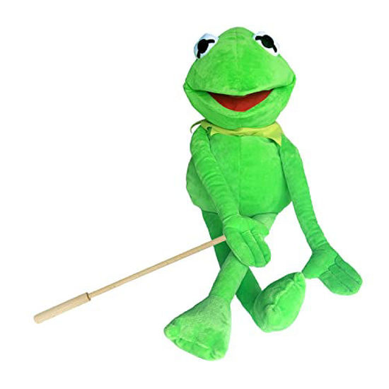 GetUSCart with Detachable Control Wooden Rod Kermit Frog Puppet, The