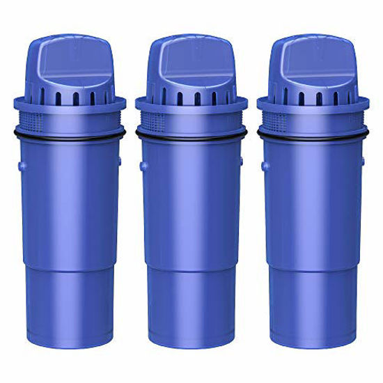 Picture of Overbest CRF-950Z Pitcher Water Filter, Replacement for Pur Pitchers and Dispensers PPT700W, CR-1100C, DS-1800Z and PPF951K, PPF900Z Water Filter ( 3 Pack )