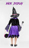 Picture of #NA Girls Light-up Witch Halloween Costumes Kids Fancy Dress Set (Purple, 4-6 Years