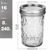 Picture of Mason Jars 8 OZ, VERONES Canning Jars Jelly Jars With Regular Lids, Ideal for Jam, Honey, Wedding Favors, Shower Favors, Baby Foods, 16 PACK,Extra 16 Lids