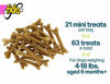 Picture of (3 Pack) Fido Belly Dog Bone, Digestion Aid w/ Prebiotic and Probiotic Enzymes, Mini, 21 Bones each