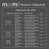 Picture of Maxmill Jacquard Table Cloth Waving Pattern Water Resistant Wrinkle Resistance Oil Proof Heavy Weight Soft Tablecloth for Kitchen Dinning Tabletop Decoration Oblong 60 x 140 Inch Light Grey