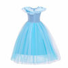 Picture of Princess Costumes Birthday Party Dress Up for Little Girls with Wig,Crown,Mace,Gloves Accessories 3T 4T(D56,110cm)