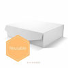 Picture of PACKHOME 17x14.5x5.5 Inches, Extra Large Gift Box with Lid, Gift Box for Clothes and Large Gifts (Matte White with Grain Texture)
