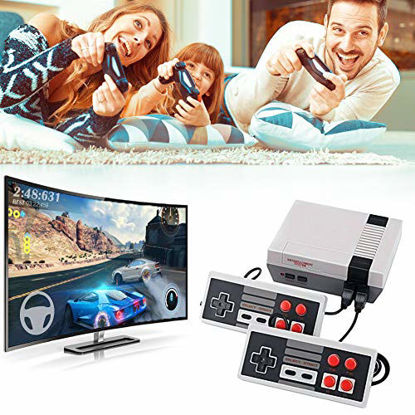 Picture of Retro Game Console, Mini Game Console Childhood Game Consoles Built-in 620 Game(Some are Repeated) Dual Control 8-Bit Handheld Game Player Console for TV Video Bring Happy Childhood Memories