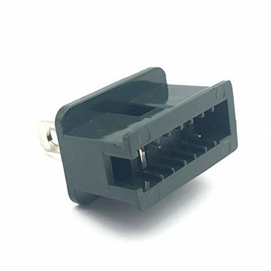 GetUSCart (25) pack Polarized SPT1 Male 18 Gauge Dark Green Plug zip