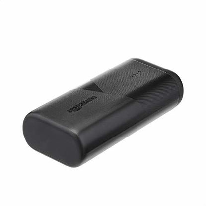 Picture of Amazon Basics Ultra-Portable Fast Charging Power Bank Battery, USB-C, 10000mAh with PD 18W for charging iPhone, Samsung, iPad, and more