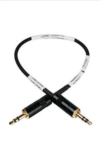 Picture of Sescom LN2MIC-TASDR100 3.5 Line to Mic 35dB Attenuation 9" DSLR Cable for DR-100