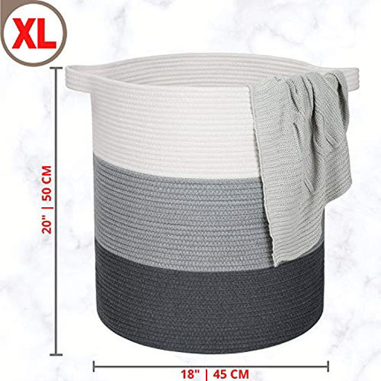 Extra tall laundry shop basket
