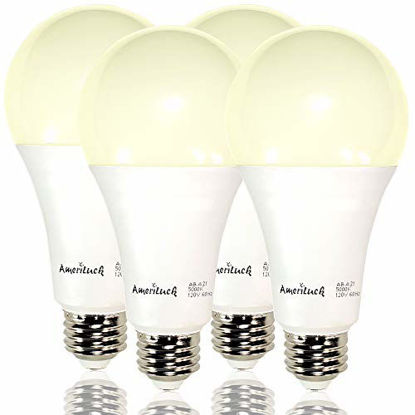 Picture of AmeriLuck 50/100/150W Equivalent A21 LED 3-Way Light Bulb 2200 Lumens, 2700K | Soft White, 4 Pack