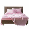 Picture of MR&HM Satin Bed Sheets, Twin XL Size Sheets Set, 3 Pcs Silky Bedding Set with 15 Inches Deep Pocket for Mattress(Twin XL, Pink)