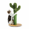 Picture of Made4Pets Cat Scratching Post, Cactus Cat Scratcher Kitten Scratching Post with Natural Sisal Rope for Indoor Cats Claw Scratcher, Vertical Green Cat Tree with Dangling Balls for Small Cats Kittens